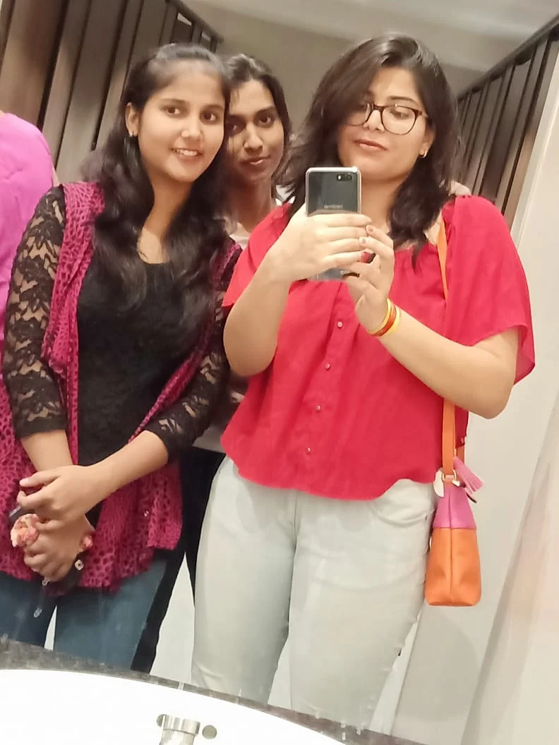Annanya struggling with excess weight during her college years