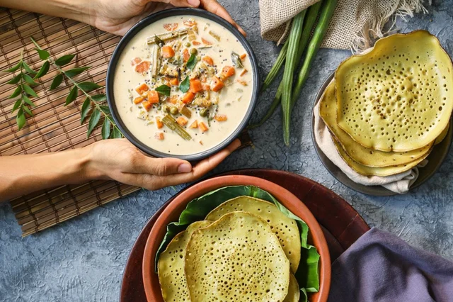 Coconut Stew and Appam