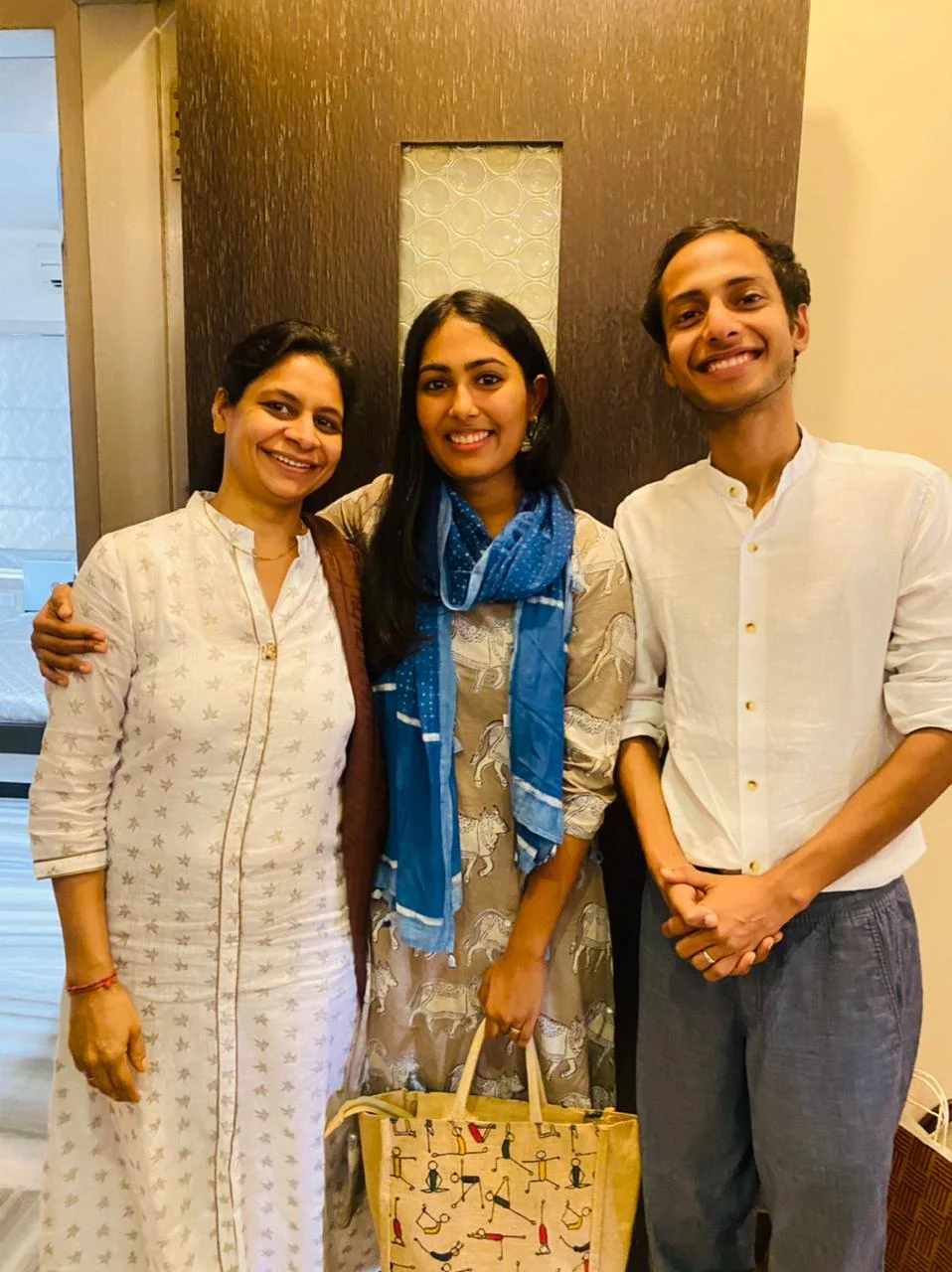 Neha ji with Subah & Harsh at Satvic Community meet at Mumbai