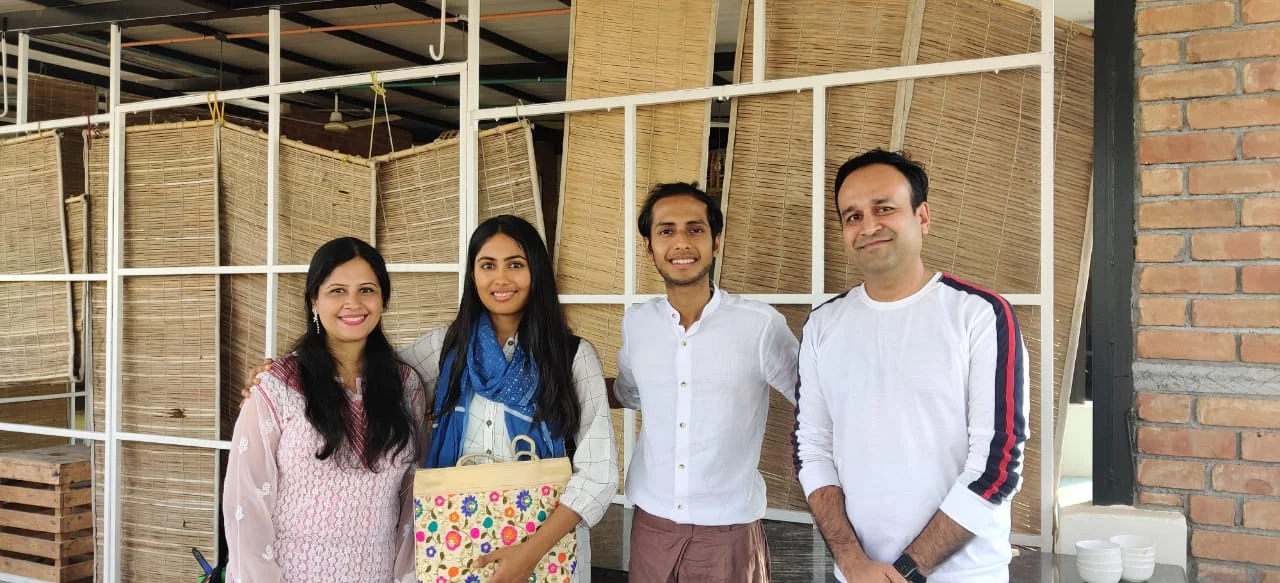 Abhishek & Sonal (Abhishek's wife) with Subah & Harsh at Satvic Community meet (January 2021)